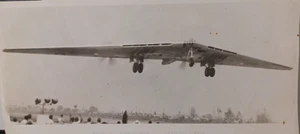 6/25/1946 Flying Wing John K. Northrop Flew at 10:30 Am Original Photo JRR20 - Picture 1 of 5