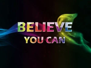 Believe You can, Retro vintage style metal tin sign gift - Picture 1 of 1