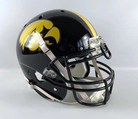 Iowa Hawkeyes Schutt Authentic Full Size Football Helmet Black Cover