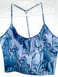 Victoria Secret On Point Essential Tank Top Racerback T Back Blue New XL Womens - Picture 1 of 3