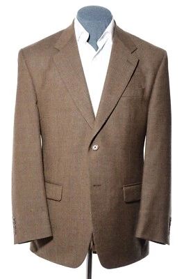 Blazer Abrigo Deportivo 42R Ajuste Clásico Lauren Ralph Lauren Marrón Lana Espiga Foto 1 de 4