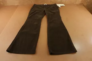 No Boundaries Womens Size 18 Dark Brown Corduroy Mid Rise Flare Leg Pants NWT - Picture 1 of 10
