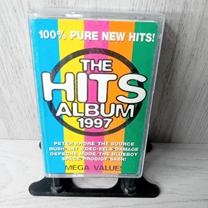 THE HITS ALBUM 1997 CASSETTE TAPE ALBUM - RARE, VARIOUS POP DANCE - Picture 1 of 5