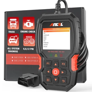 Herramienta de escaneo de auto ANCEL HD601 para diagnóstico de camiones diésel de alta resistencia motor ABS DTC - Imagen 1 de 11