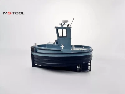 U.S. Navy Boomin Beaver Tug Boat 1:18 342mm RC Wooden Model Ship Kit - Image 1 of 4