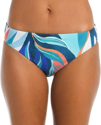 NUEVO CON ETIQUETAS - La Blanca 'Coastal Palms' Hipster Bikini Traje de Baño Parte Inferior, Multi - Talla 14 Foto 1 de 2