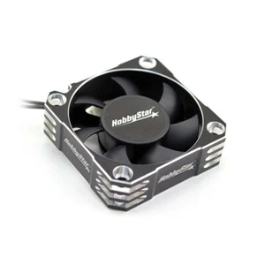HobbyStar Turbo-Ventilator ESC Motor Fan 50x50mm 50mm Heatsink 8.5V BLACK SILVER - Picture 1 of 2