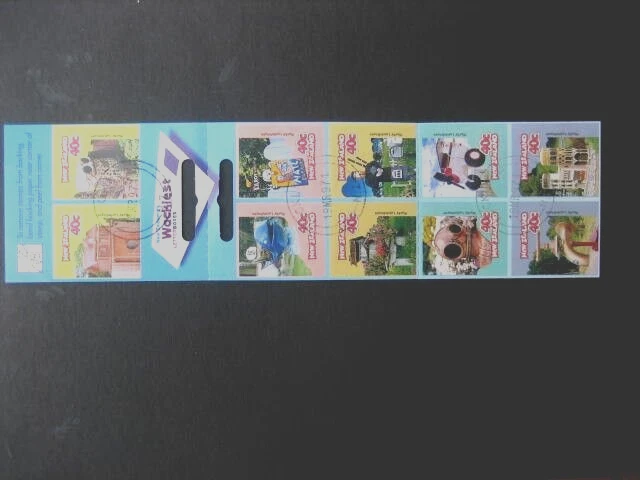 NEW ZEALAND USED SET-11997 LETTER BOXES BOOKLET PANE   SG 2064a - Image 1 of 1