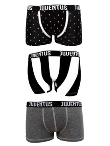 JUVENTUS🖤🤍 Boxer Junior Originale Uomo Cotone Intimo Ragazzi Boxer Uomo Ottima - Picture 1 of 6