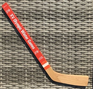 1988 Calgary XV Olympic Winter Games 18” Mini Wood Hockey Stick Canada - Picture 1 of 7