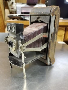 Eastman Kodak No. 1A Model B Folding Pocket Camera, Twin Finder, Red Bellows - Picture 1 of 19
