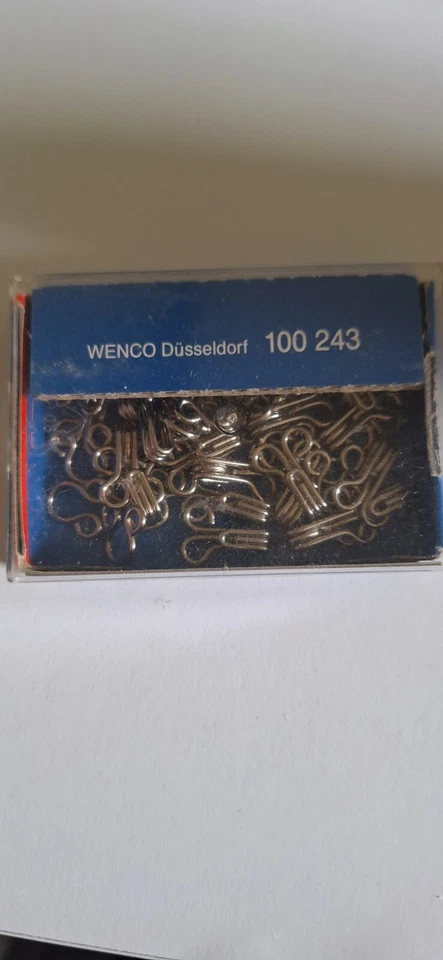 wenko haken Ösen  Nähen Prym Haken und Augen ( Ösen) Eisen silber... - Bild 1 von 1