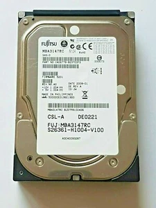 147 GB SAS Fujitsu MBA3147RC 15K 16MB 3.5 " Internal Hard Drive - Picture 1 of 1