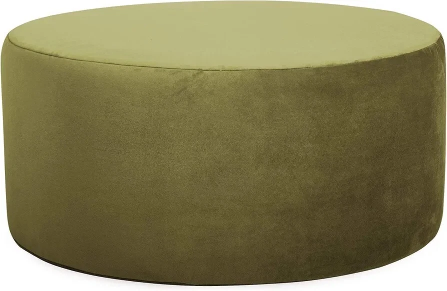 Howard Elliott Replacement Ottoman Slipcover 36" Bella Moss Rare Color Slipcover - Image 1 of 4