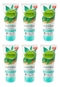 6 x 100ml | alverde NATURKOSMETIK Waschcreme Clear VEGAN - Bild 1 von 2