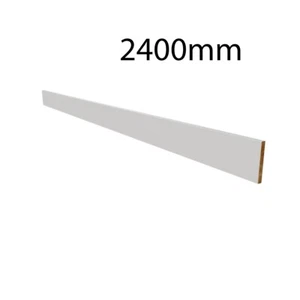 White Gloss Continuous Plinth Kickboard Skirting Board 2400x150x16mm Hygena New - Picture 1 of 3