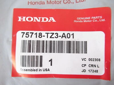 Original OEM Honda Acura 75718-TZ3-A01 "A-Spec" emblema lateral izquierdo 2018-2020 TLX Foto 1 de 3