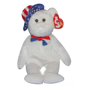 Ty Beanie Baby Benjamin - MWMT, Bear Patriótico - Imagen 1 de 1