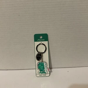 2025 Masters Augusta National Flag Logo Key Fob Green Pink Souvenir NEW - Picture 1 of 3