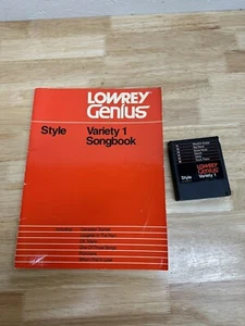 Lowrey Genius Cartridge: Style Variety 1 Songbook - Picture 1 of 4