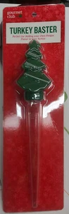 Green Christmas Tree Shaped Turkey Baster - Picture 1 of 3