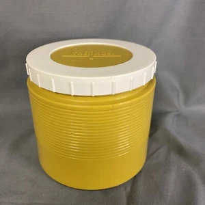 Vintage Thermos King-Seeley modello 1155 barattolo snack isolato 8 oz cibo giallo - Foto 1 di 4
