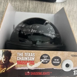 Texas Chainsaw Massacre LED Shadow Rotating Light Dome Projector Orange  - Picture 1 of 4