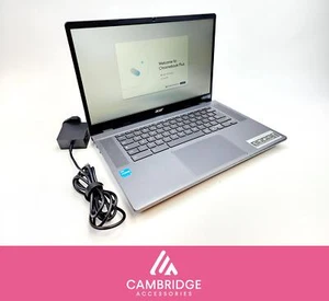 Acer Chromebook Plus 515 (256GB SSD, i3 12th, 8GB DDR5) CB515-2H Grey Grade A - Picture 1 of 12