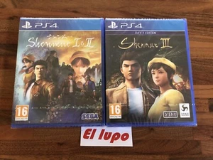 SHENMUE 1 ET 2 + SHENMUE 3 SONY PS4 NEUF SOUS BLISTER VERSION FRANCAISE - Picture 1 of 2