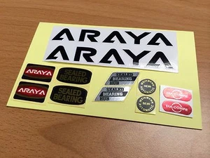 Araya Suzue Suntour Weinmann Diacomp rim hub brake adjuster mx1000 OS-BMX Decals - Picture 1 of 6