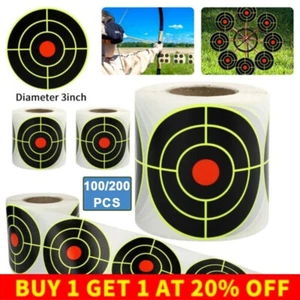 100-400X Splatter Targets Shooting Reactive Target Sticker Self Adhesive Roll - Picture 1 of 15