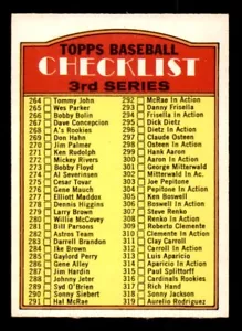 1972 O-Pee-Chee #251 Checklist 264-394 Series 3 Checklist Unmarked Beauty NRMT+ - Picture 1 of 2