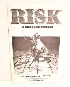 Vintage 1998 Risk Board Game Instruction Booklet Replacement Part Piece - Picture 1 of 2