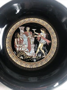 Soporte y cenicero para palillos de dientes de oro 24 K. Hecho en Grecia - Imagen 1 de 7