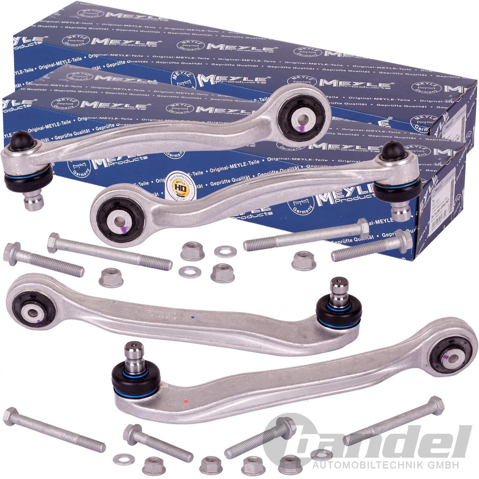 4x MEYLE HD Bras Oscillant avant Haut pour Audi A6 C6 Limousine A8 4E VW Phaeton - Photo 1/1
