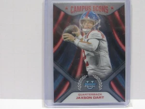 Tarjeta de novato JAXSON DART BOWMAN 2024 CROMADA FÚTBOL CAMPUS ICONOS GIGANTES LO ÚLTIMO QB - Imagen 1 de 1