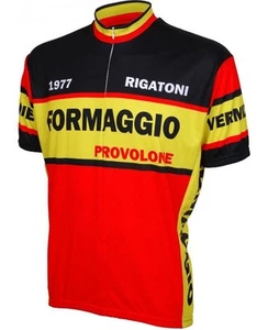 Camiseta deportiva de ciclismo retro 1977 de queso (S, M, L, XL, 2XL, 3XL) - Imagen 1 de 9
