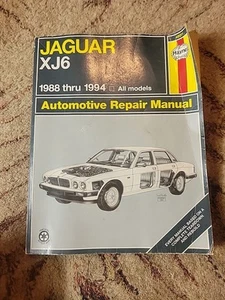 Jaguar XJ6 1988-1994 Haynes Repair Manual Trade Paperback - Picture 1 of 7