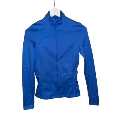Chaqueta Sweaty Betty Power Cremallera Completa Azul Chaqueta de Entrenamiento Atlética Para Mujer XS Foto 1 de 4