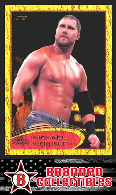 2012 Topps WWE Michael McGillicutty Gold #71 - Image 1 of 2