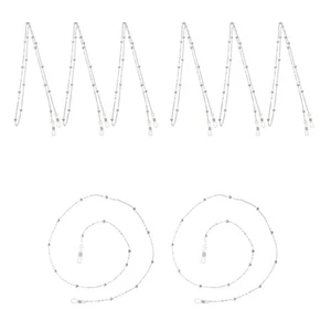 Soporte para collar de 8 piezas para gafas de sol con cadena para mujer - Imagen 1 de 12