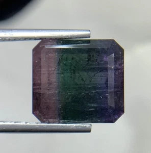 13 CRT Natural Faceted Tricolour Tourmaline - Picture 1 of 7