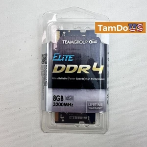 TEAMGROUP Elite DDR4 8GB (1x8GB) 3200MHz Laptop Memory RAM – New - Picture 1 of 3