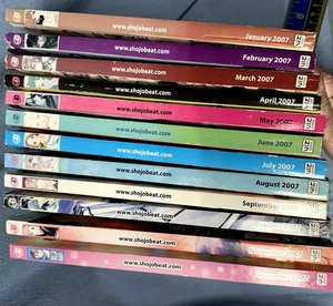 SHOJO BEAT 2007 Manga From The Heart COMPLETE SET 12 English Viz Media Magazine - Picture 1 of 12