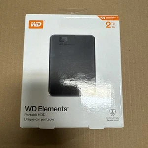Western Digital WD Elements Disque Dur Externe Portable USB 3.0 2To - Noir... - Photo 1/4