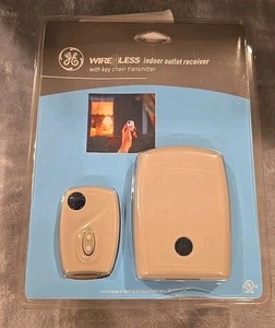 GE RF 100 Wireless Indoor Outlet Receiver with Key Chain Transmitter (4M) Remote - Picture 1 of 5