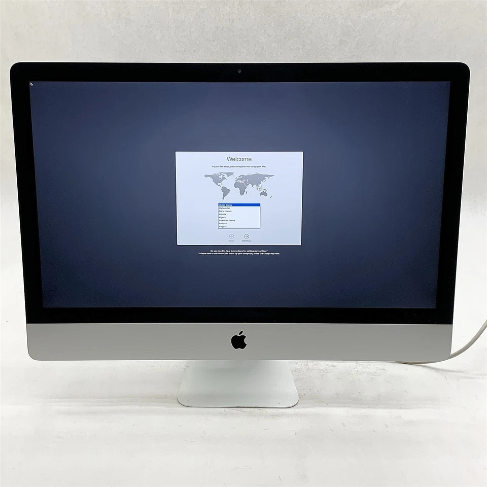 Apple iMac 13,2 A1419 2012 i5 3470S 2.90GHZ 27" 16GB RAM 1TB HDD OSX High Sierra - Image 1 of 4