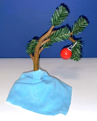 Memory Lane Peanuts A Charlie Brown 2004 Navidad 8" El árbol patético suelto Foto 1 de 4