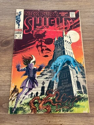 Nick Fury Agent Of Shield # 3 VG Marvel Silver Age Comic Book 7 J354 - Image 1 of 2