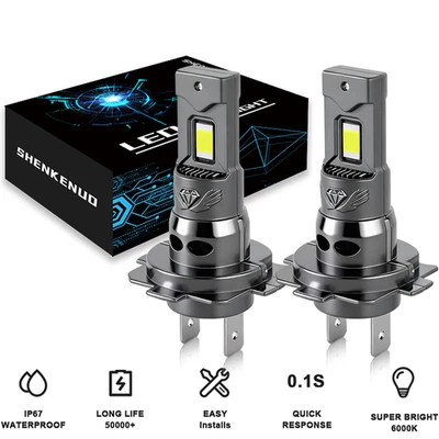 Para Subaru B9 Tribeca 2006-2007 H7 6000K Blanco Faro LED Bombillas de haz bajo 2 piezas Foto 1 de 4